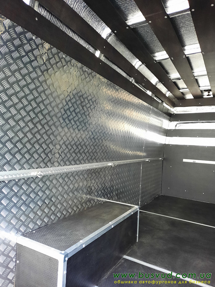 Mercedes-Benz Sprinter L4 обшивка грузового отсека аллюминием качество и опыт
