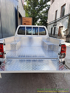 TOYOTA HILUX обшивка алюминием цена