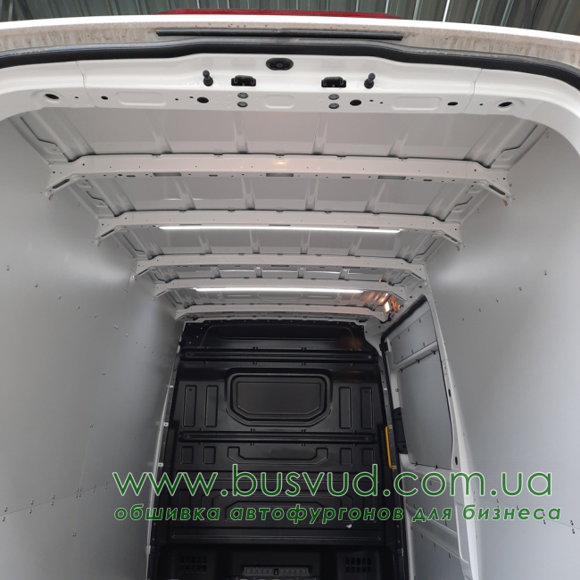 Обшивка стен фургона Volkswagen Crafter new L3 Обшивка стен фургона Volkswagen Crafter new L3
