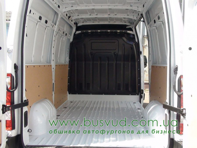 Обшивка стен фургона Renault Master L2H2 Обшивка стен фургона Renault Master L2H2