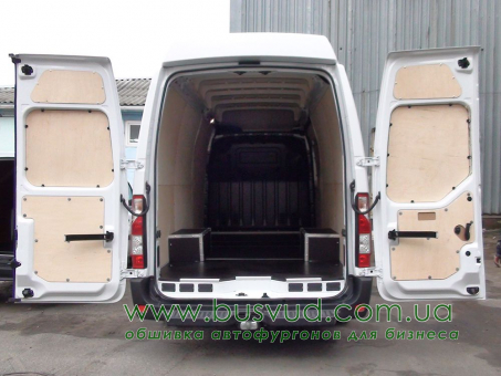Обшивка стен фургона Renault Master L4H3
