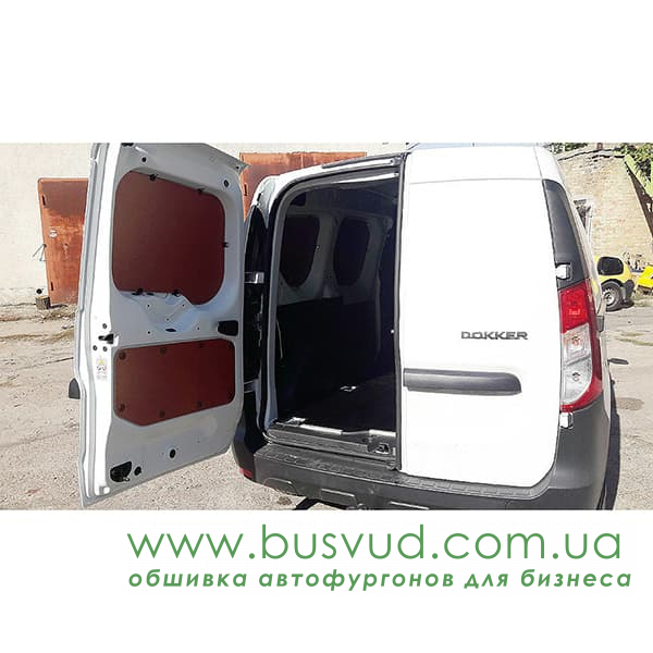 Обшивка стен фургона Renault Dokker Van L1H1 Обшивка стен фургона Renault Dokker Van L1H1